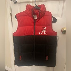 VS PINK ALABAMA PUFFER VEST JACKET SIZE XS